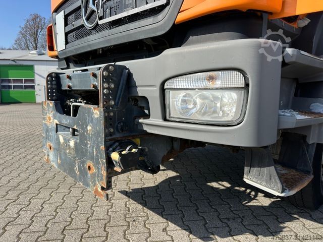 Skip truck MERCEDES-BENZ Axor 1829 AK 4x4 / Winterplatte