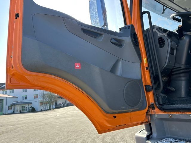 Skip truck MERCEDES-BENZ Axor 1829 AK 4x4 / Winterplatte