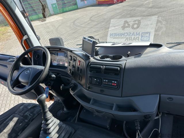 Skip truck MERCEDES-BENZ Axor 1829 AK 4x4 / Winterplatte