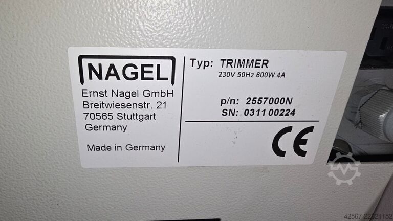 Broschürenfertigungssystem Nagel Foldnak 8 mit Trimmer