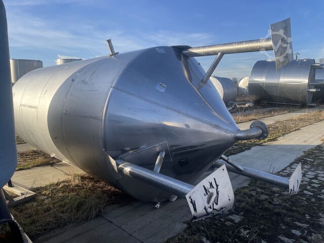 Lagertank 14m3 stainless steel tank with agitator 