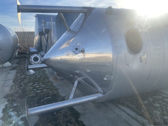 Lagertank 14m3 stainless steel tank with agitator 