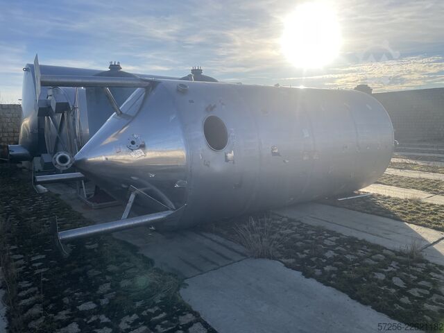 Lagertank 14m3 stainless steel tank with agitator 