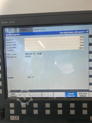 Universal machining center Spinner U5-620, 5-axis machining center