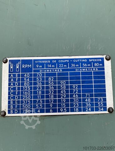 Radial-Bohrmaschine SCHLUMBERGER 36-12