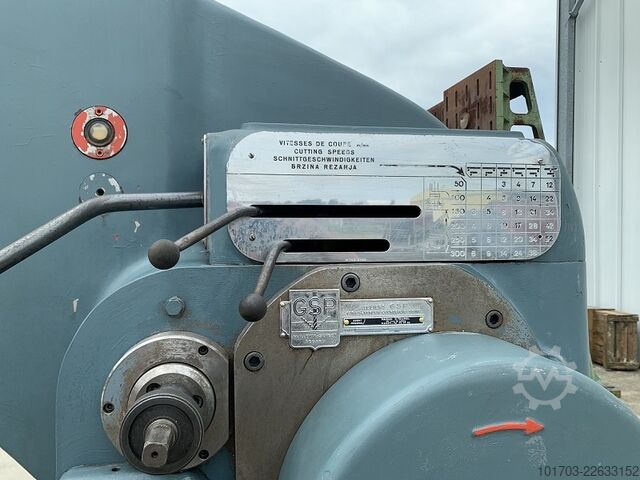 Vertical Slotting Machine GSP M 743 - bleu