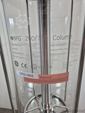 GE Healthcare  BPG 300/750 Axichrom Column GE Healthcare BPG 300/750