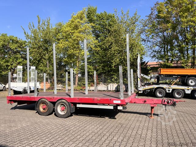 Open trailer Auwärter X-LTL110  Tandempritsche, ausziehbar