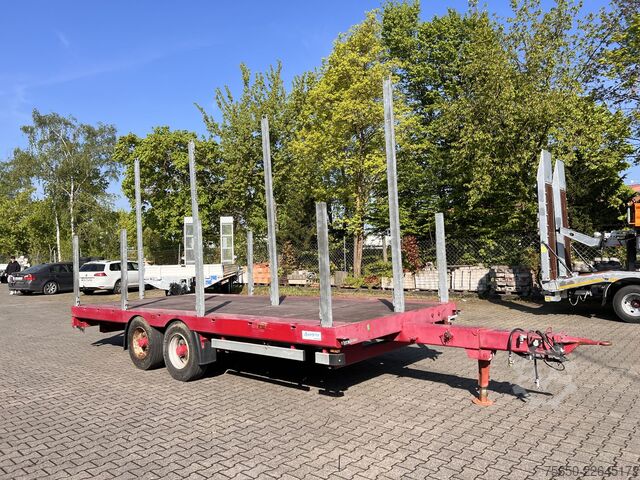 Open trailer Auwärter X-LTL110  Tandempritsche, ausziehbar