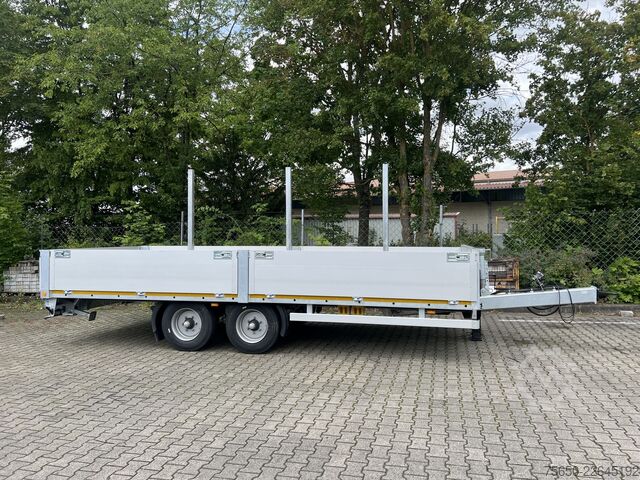 Open trailer Möslein THT 11- G 7,2  Tandem- Pritschenanhänger- Tieflader