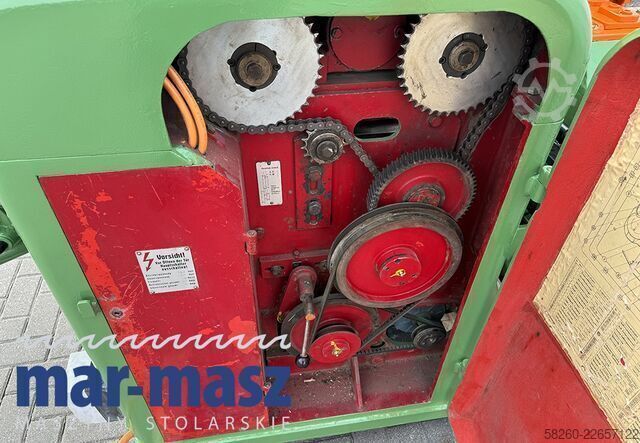Vierseitenhobelmaschine, Arbeitsbreite 770 mm KUPFERMUHLE 