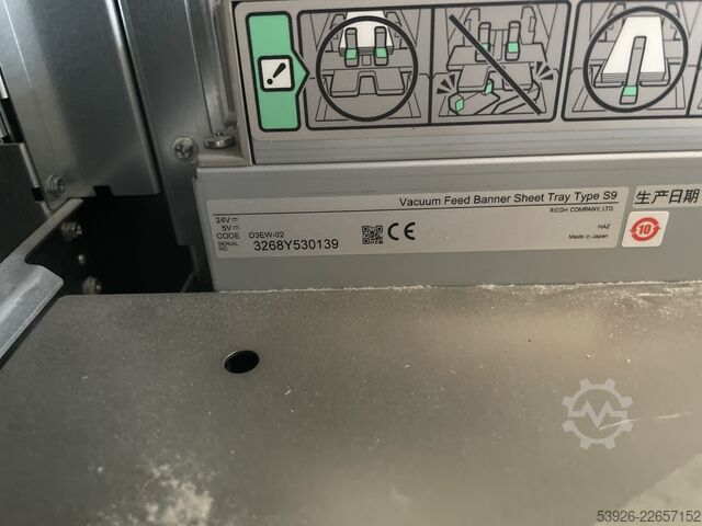 Digital print machine Ricoh Pro C9210 incl. Paperdeck and Finisher