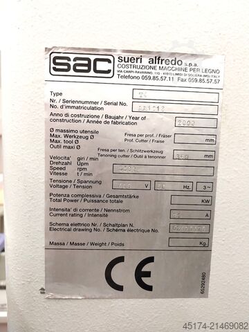Tenoning machine SAC SUERI - ITALY T 4
