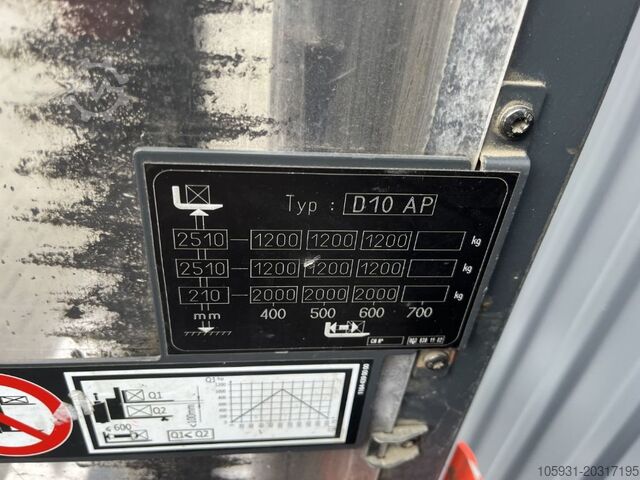 Stand-on stacker Linde D10AP