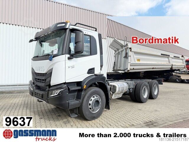 Kipper LKW Iveco X-Way AD300X46Z 6x4, Retarder, Bordmatik, Navi