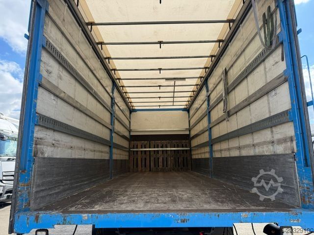 Flatbed truck MERCEDES-BENZ ACTROS 1833 L Pritsche/Plane 7,30 m LBW 2.000 kg