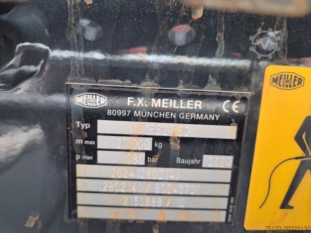 Roll-off tipper truck IVECO AS300X58Z/P HR ON+ 6x4 Meiller RS21.60 Funk AHK
