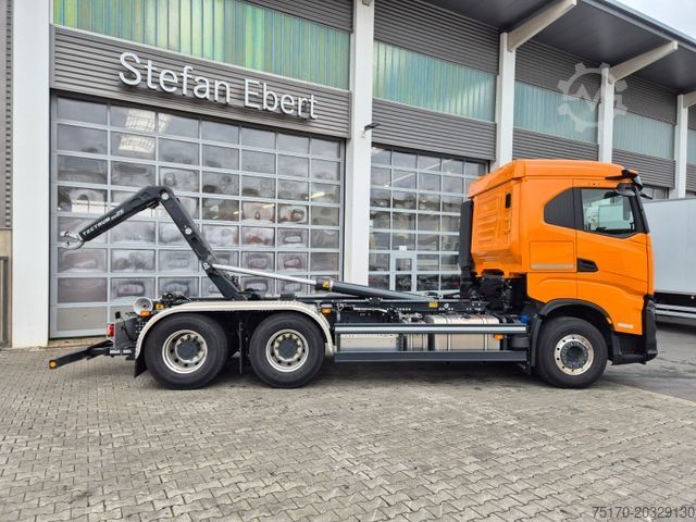 Roll-off tipper truck IVECO AS300X58Z/P HR ON+ 6x4 Meiller RS21.60 Funk AHK