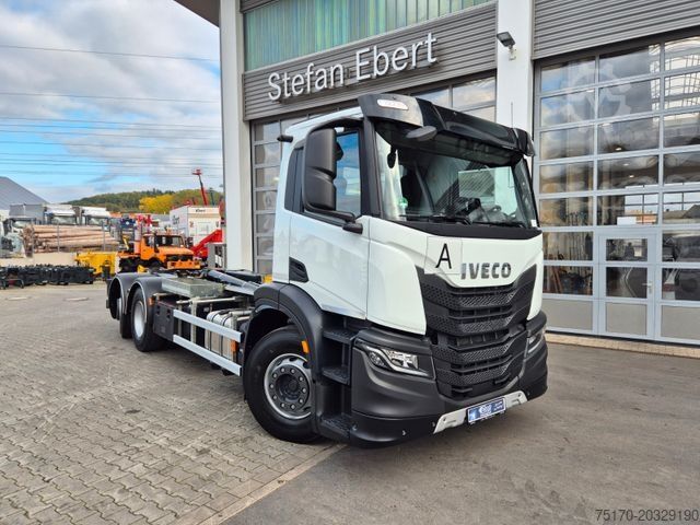 Roll-off tipper truck IVECO AD280X46Y/PS ON Palfinger PH T 20 SLD5 Intarder