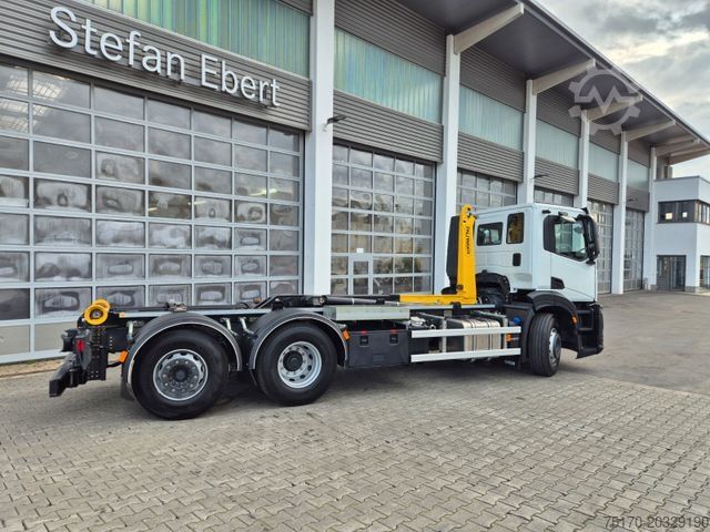 Roll-off tipper truck IVECO AD280X46Y/PS ON Palfinger PH T 20 SLD5 Intarder