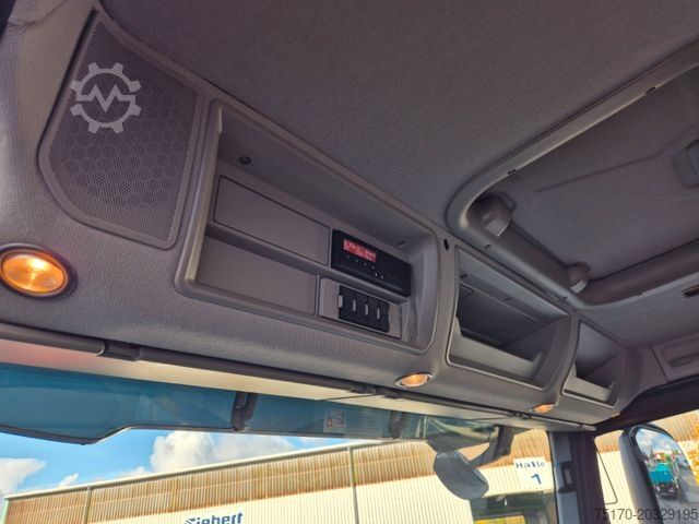 Three-sided tipper truck IVECO AD200X46/P HR OFF Palfinger PK 12.501 Funk AHK