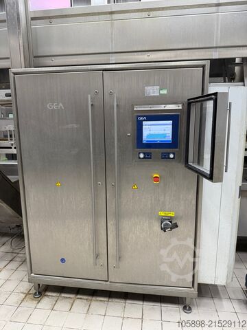 Form-, Panier- und Frittierlinie mit Top-Ausstattung, nahezu neuwertig. GEA Complete 600mm forming, coating and frying line