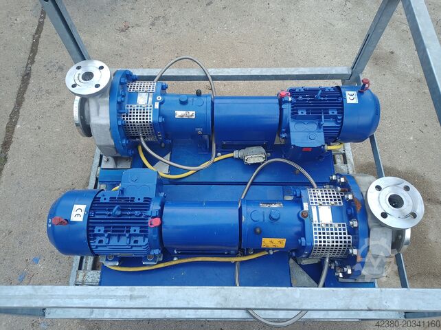 Chemical standard pump, stainless steel centrifugal pump KSB 14,5m³/h 22m 4kW CPKN-C3.1 040-250
