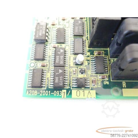 Komponente Fanuc A20B-2001-0931 / 01A Platine A350-2001-T934/01 SN F09034805
