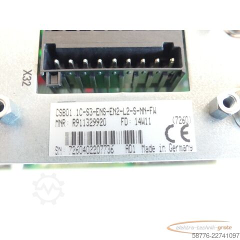 Komponente Rexroth -EN2-L2-S-NN-FW Steuerkarte R911329920 SN 7260402207736