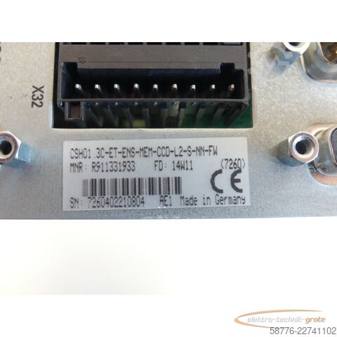 Komponente Rexroth CSH01.3C-ET-ENS-MEM-CCD-L2-S-NN-FW Karte R911331933 SN 7260402210804