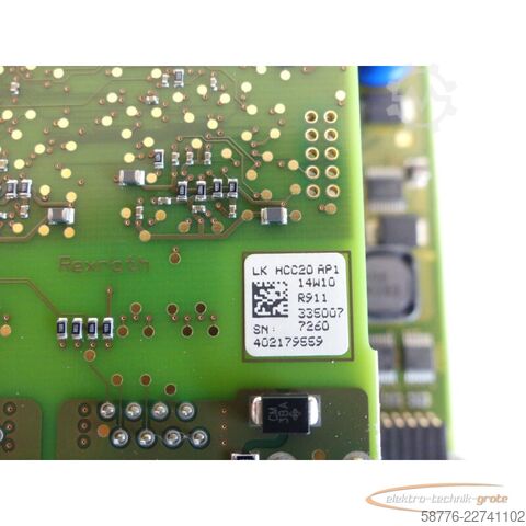 Komponente Rexroth CSH01.3C-ET-ENS-MEM-CCD-L2-S-NN-FW Karte R911331933 SN 7260402210804