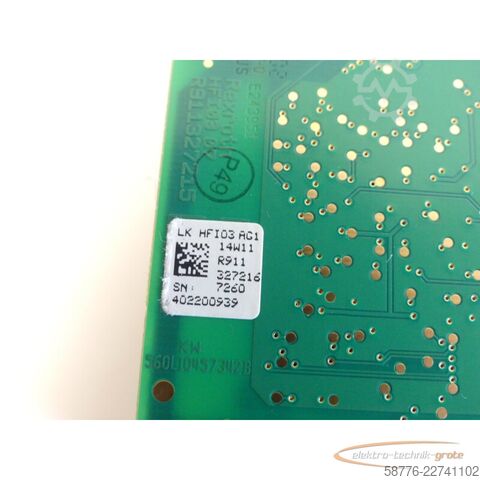 Komponente Rexroth CSH01.3C-ET-ENS-MEM-CCD-L2-S-NN-FW Karte R911331933 SN 7260402210804