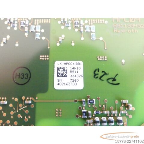 Komponente Rexroth CSH01.3C-ET-ENS-MEM-CCD-L2-S-NN-FW Karte R911331933 SN 7260402210804