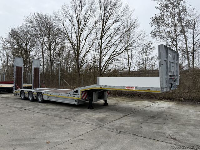 Low loader semitrailer Möslein ST 3  3 Achs Satteltieflader neu