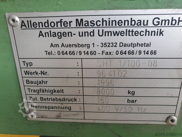 Scherenhubtisch Allendorfer SHT 1/100-08