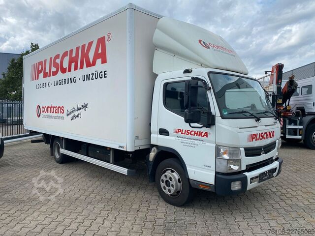 Box van FUSO Canter 7C15 Koffer mit Ladebordwand