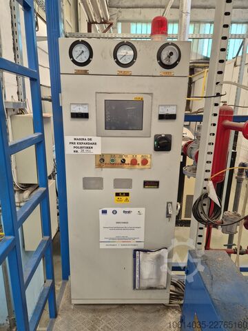 COMPLETE EPS PRODUCTION LINE WITH STEAM FANGYUAN / ICI SIXEN SPJ90A, SPZ6M, SPZ80K,