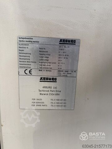 Arburg 320 C 500-170 (2011) Arburg 320 C 500-170