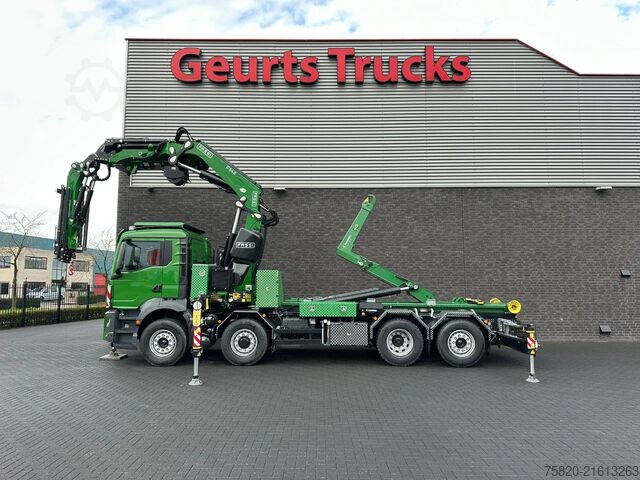 Kranwagen MAN TGS 35.510 8X4H-6 BL + FASSI 545 + JIB + HAAKAR...