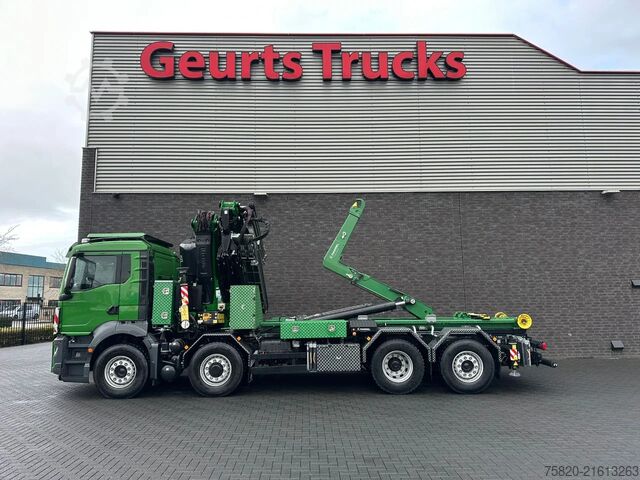 Kranwagen MAN TGS 35.510 8X4H-6 BL + FASSI 545 + JIB + HAAKAR...