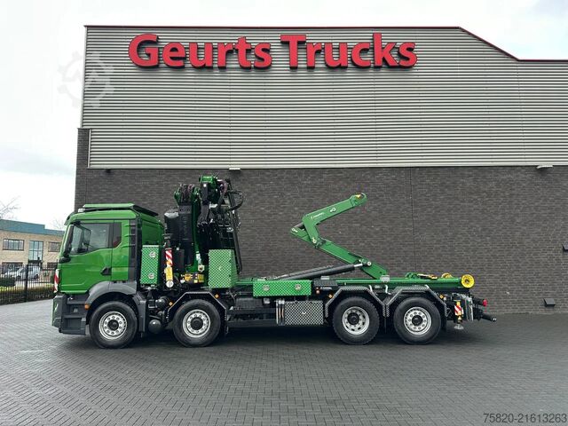 Kranwagen MAN TGS 35.510 8X4H-6 BL + FASSI 545 + JIB + HAAKAR...