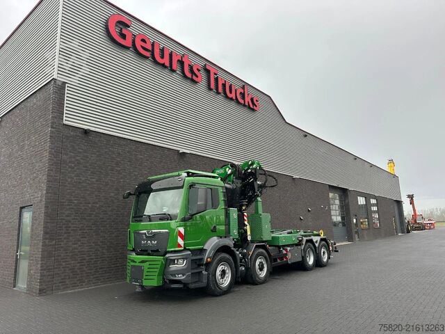 Kranwagen MAN TGS 35.510 8X4H-6 BL + FASSI 545 + JIB + HAAKAR...