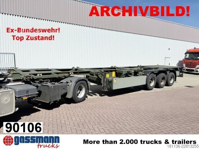 Swap body semitrailer Doll U-74.0 3-Achs Containerchassis, 2x20/20/30/40ft,