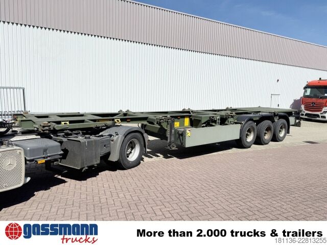 Swap body semitrailer Doll U-74.0 3-Achs Containerchassis, 2x20/20/30/40ft,