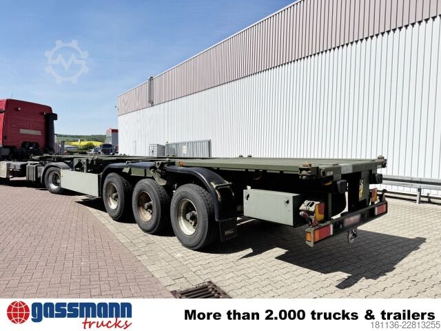 Swap body semitrailer Doll U-74.0 3-Achs Containerchassis, 2x20/20/30/40ft,