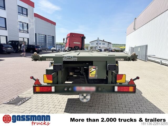 Swap body semitrailer Doll U-74.0 3-Achs Containerchassis, 2x20/20/30/40ft,