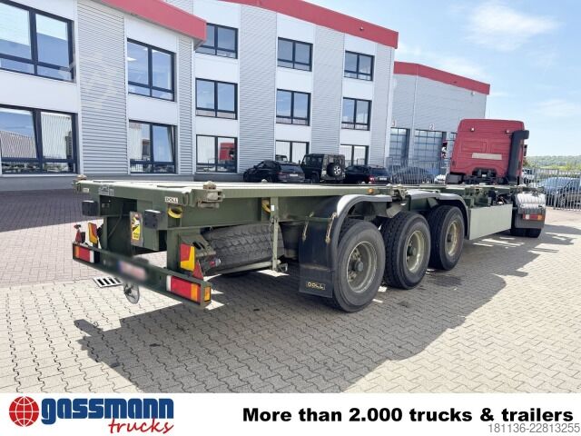 Swap body semitrailer Doll U-74.0 3-Achs Containerchassis, 2x20/20/30/40ft,