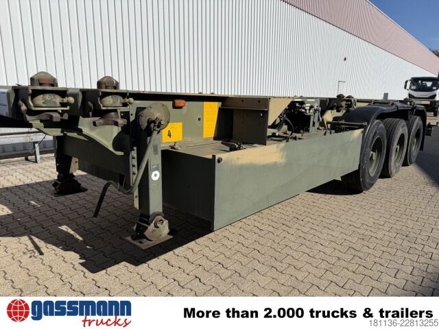 Swap body semitrailer Doll U-74.0 3-Achs Containerchassis, 2x20/20/30/40ft,