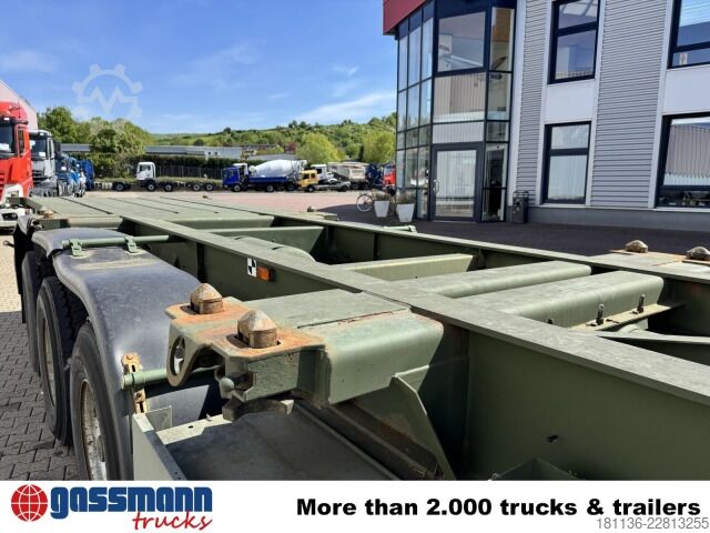 Swap body semitrailer Doll U-74.0 3-Achs Containerchassis, 2x20/20/30/40ft,