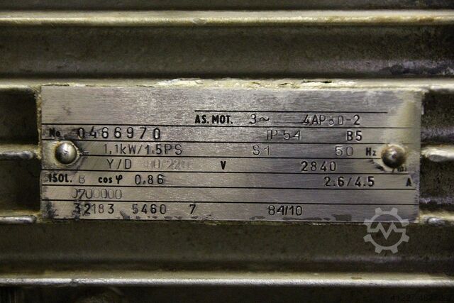 Filteranlage 1,1 kW unbekannt 1,1 kW